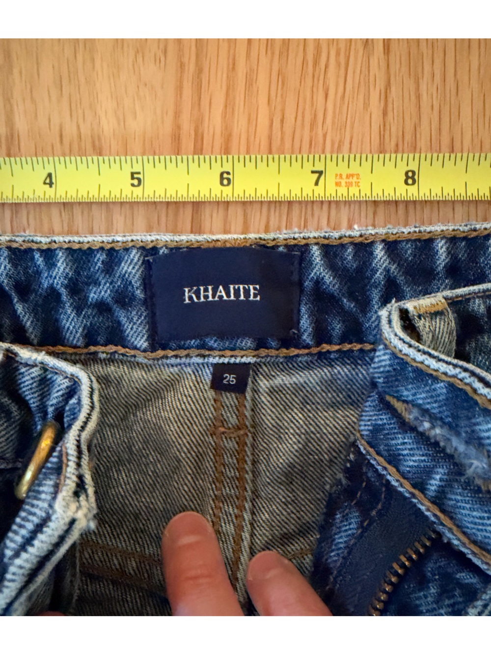 Khaite Daria blue jeans 25 - Picture 2 of 4